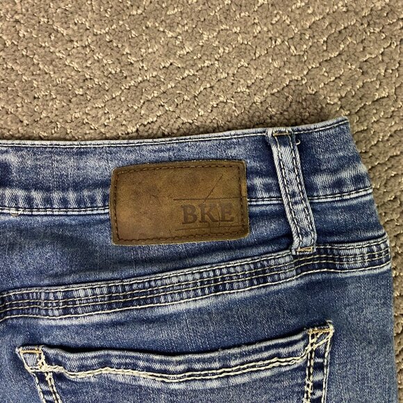 BKE Jake Bootleg Jeans Men's 36R Measures 34 x 30 Blue Stretch Denim Bootcut - Picture 5 of 14